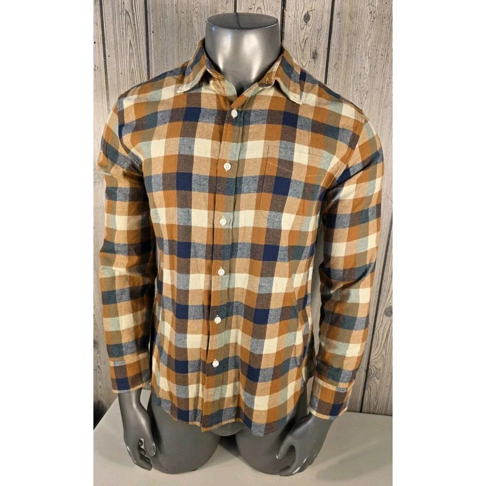 J.Crew Buffalo Check Flannel Shirt Mens XL Long Sleeve Re Imagined